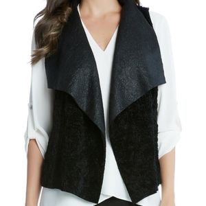 Karen Kane Reversible Faux Fur Reversible Vest